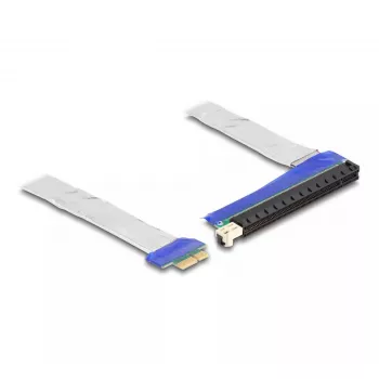 DeLOCK Riser Card PCI Express x1 vyriškas į x16 lizdą su 20 cm kabeliu
