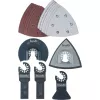 Pjovimo diskų rinkinys kwb Universal kit 17 vnt. aliuminiui, betonui, variui, gipso kartonui, plastikui, skardai, medžiui