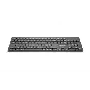 eSTUFF GLB211302 klaviatūra Office USB QWERTY JK juoda