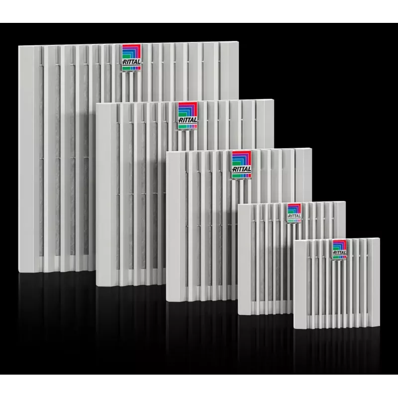 Filtro išleidimo grotelės Rittal SK 3238.300 – pilkas plastikinis korpusas, 161 g, 1 vnt.
