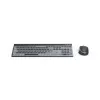 Hama WKM-750 belaidė klaviatūra su pele, Bluetooth, QWERTZ, namams/biurui, antracitinė, juoda, mėlyna