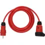 Prailginimo laidas Brennenstuhl 9161050210 5 m 1 AC lizdas lauko juodas raudonas
