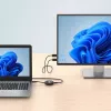 Manhattan 1080p belaidis HDMI rinkinys ekrano atkartojimui, 2 dalių komplektas su HDMI imtuvu ir HDMI siųstuvu