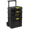 Dėklas ant ratukų Stanley STST83319-1 plastmasinis juodas geltonas