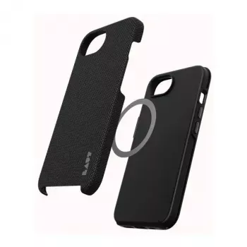 LAUT Shield L_IPSE4_MSH_BK dėklas, skirtas Apple iPhone 16e, suderinamas su MagSafe, juodas