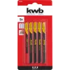 Pjūklo geležtė KWB 617285 iš aukštos anglies plieno 5 vnt.