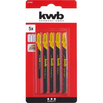 Pjūklo geležtė KWB 617285 iš aukštos anglies plieno 5 vnt.