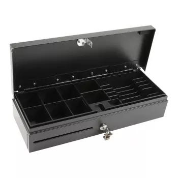 Elektrinis kasos stalčius Olympia HS-170 Steel Black 460x170x100mm