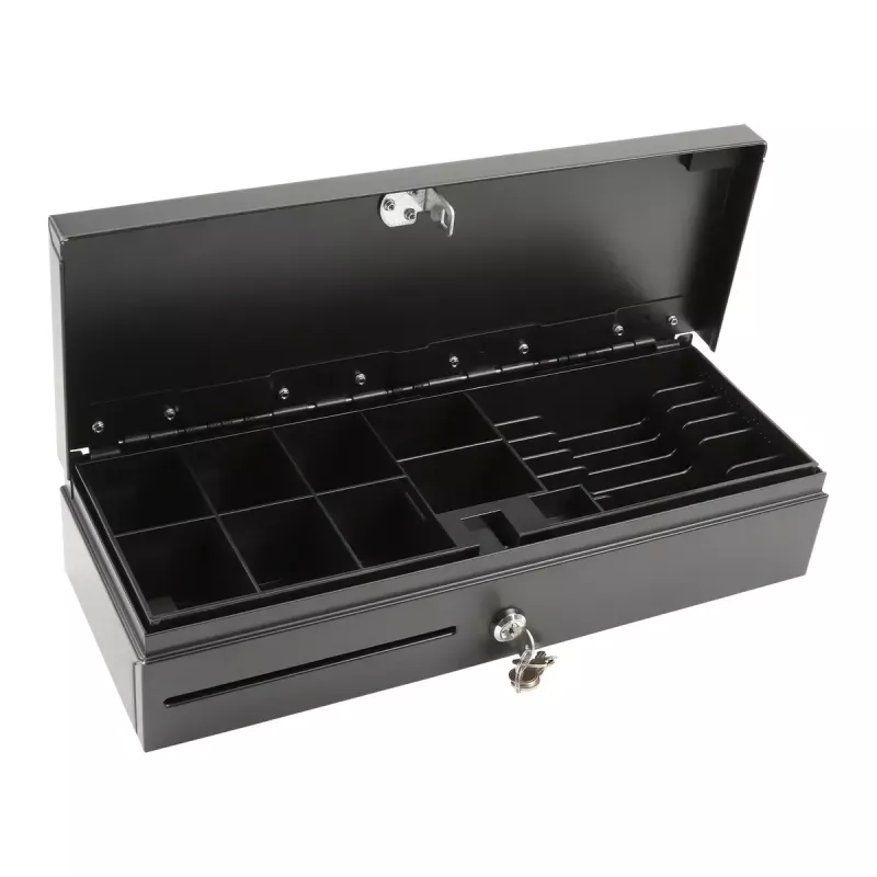 Elektrinis kasos stalčius Olympia HS-170 Steel Black 460x170x100mm