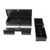 Elektrinis kasos stalčius Olympia HS-170 Steel Black 460x170x100mm