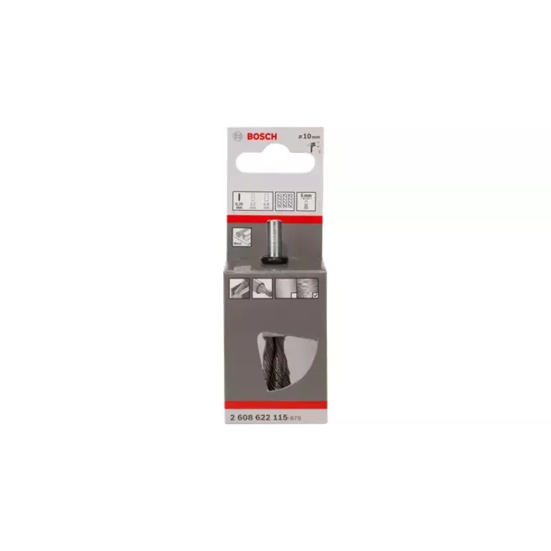 Šepetinis antgalis Bosch Pencil Brush su mazgota viela, 1 cm skersmuo
