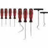 Smeigtukas KS Tools 550.1070 Smailus antgalis Juodai raudona rankena