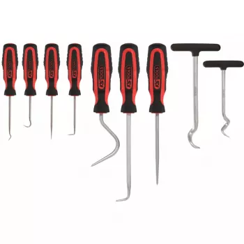 Smeigtukas KS Tools 550.1070 Smailus antgalis Juodai raudona rankena