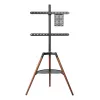 Techly ICA-TR58 TV stovas 165,1 cm (65 inch) juodas, medinis