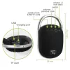 Nešiojamas garsiakalbis Techly ICASBL321BK, monofoninis, juodas, 5 W