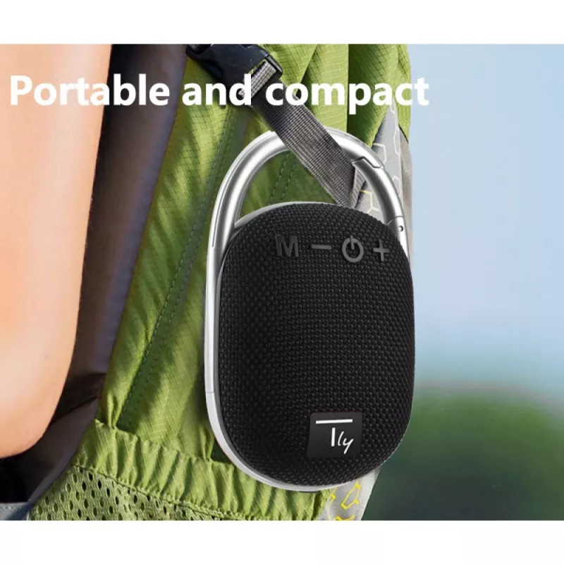 Nešiojamas garsiakalbis Techly ICASBL321BK, monofoninis, juodas, 5 W