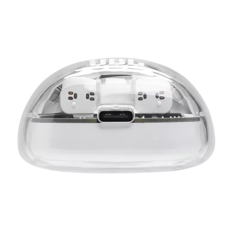 Ausinės JBL Tune Flex 2 Ghost Edition — belaidės (TWS) į ausis, Bluetooth, 20–20000 Hz, Baltos