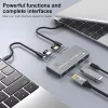 Techly IDATA KVM-DPC8K KVM jungiklis pilka spalva