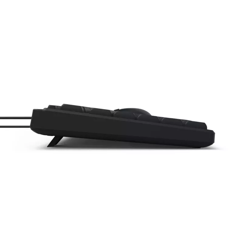 Hama CKM-200 klaviatūra su pele, laidinė, USB, QWERTZ, juoda, skirta namams ir biurui