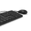 Hama CKM-200 klaviatūra su pele, laidinė, USB, QWERTZ, juoda, skirta namams ir biurui