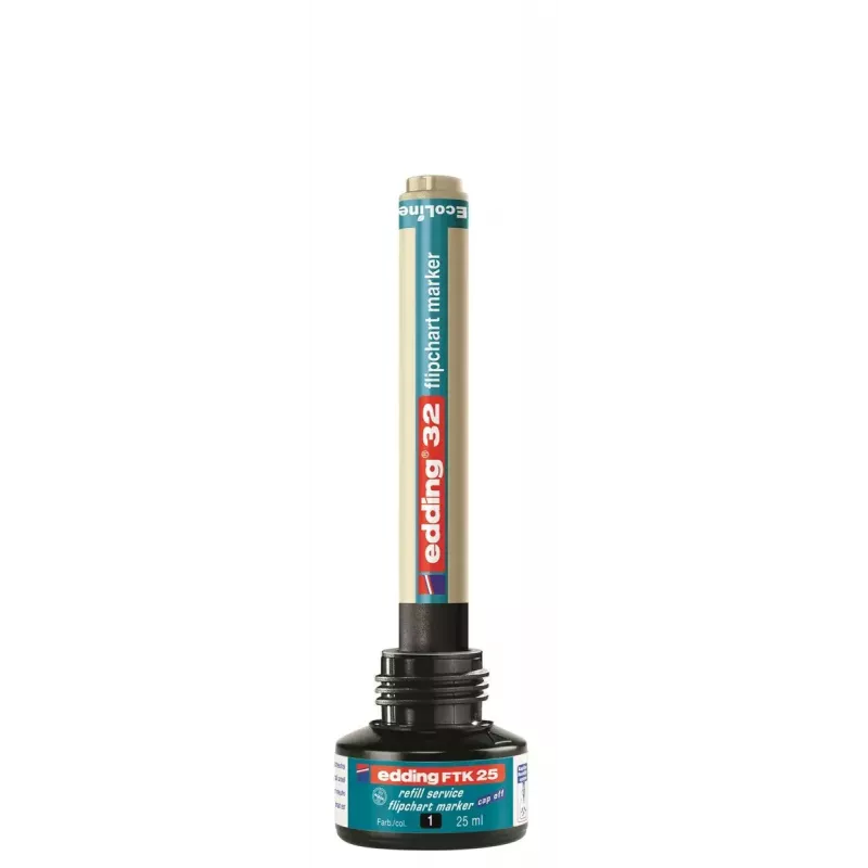 Markerio papildymas Edding 4-FTK25003, mėlynas rašalas, 25 ml