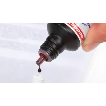 Markerio papildymas Edding T-25, raudonas rašalas, 30 ml, vienas buteliukas