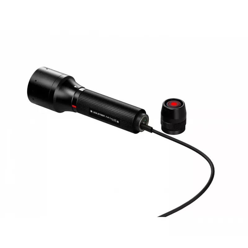 Rankinis žibintuvėlis Ledlenser P6R Core QC Juodas LED Aliuminis IP54 15lm