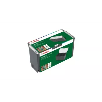 Dėžutė laikymui Bosch SystemBox stačiakampė polipropileninė 235×105×133 mm Juoda/Pilka