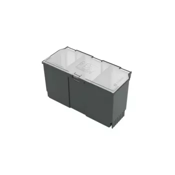 Dėžutė laikymui Bosch SystemBox stačiakampė polipropileninė 235×105×133 mm Juoda/Pilka
