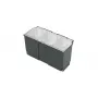 Dėžutė laikymui Bosch SystemBox stačiakampė polipropileninė 235×105×133 mm Juoda/Pilka