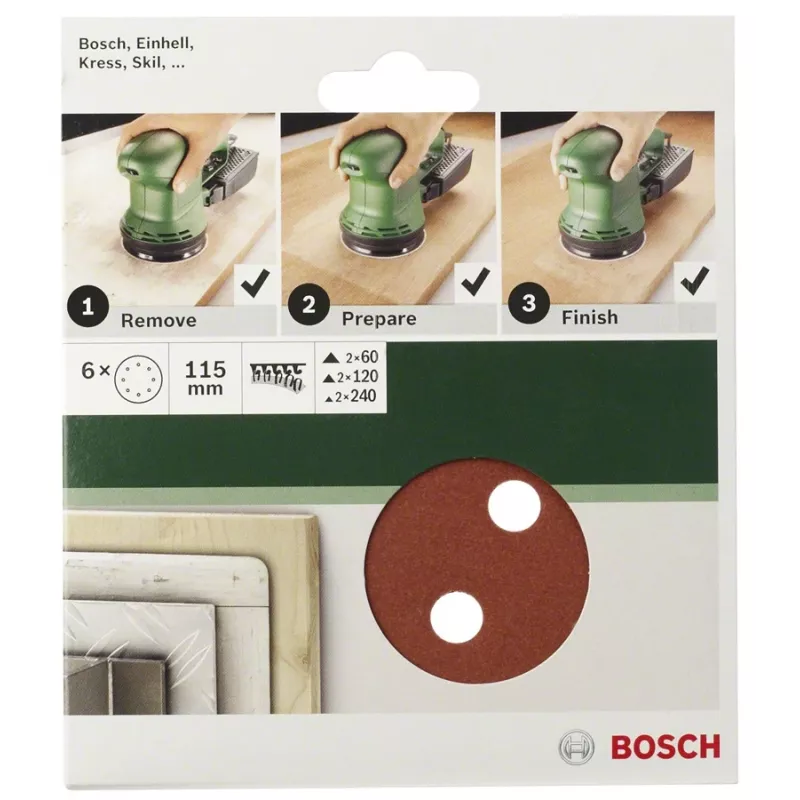 Bosch 2609256A27 5 vnt. šlifavimo diskai
