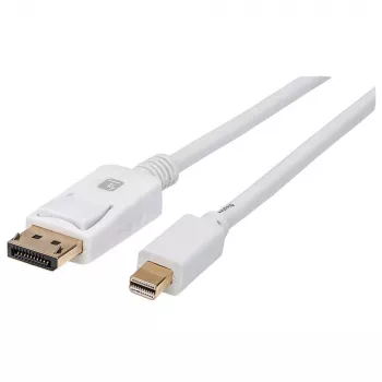 Techly ICOC MDP-010T4K DisplayPort kabelis 1 m Mini DisplayPort Baltas