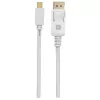 Techly ICOC MDP-010T4K DisplayPort kabelis 1 m Mini DisplayPort Baltas