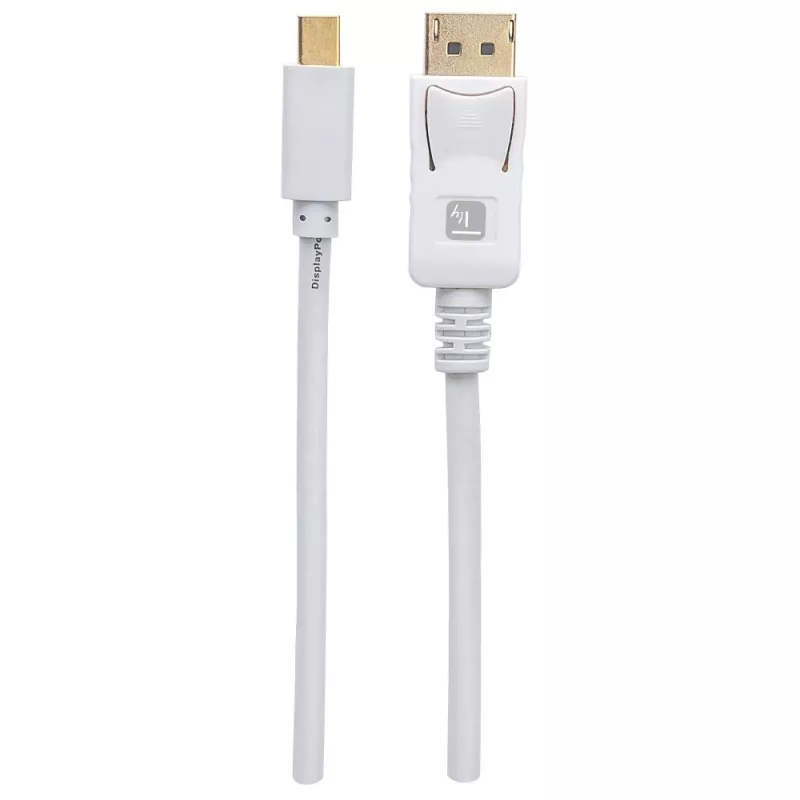 Techly ICOC MDP-010T4K DisplayPort kabelis 1 m Mini DisplayPort Baltas