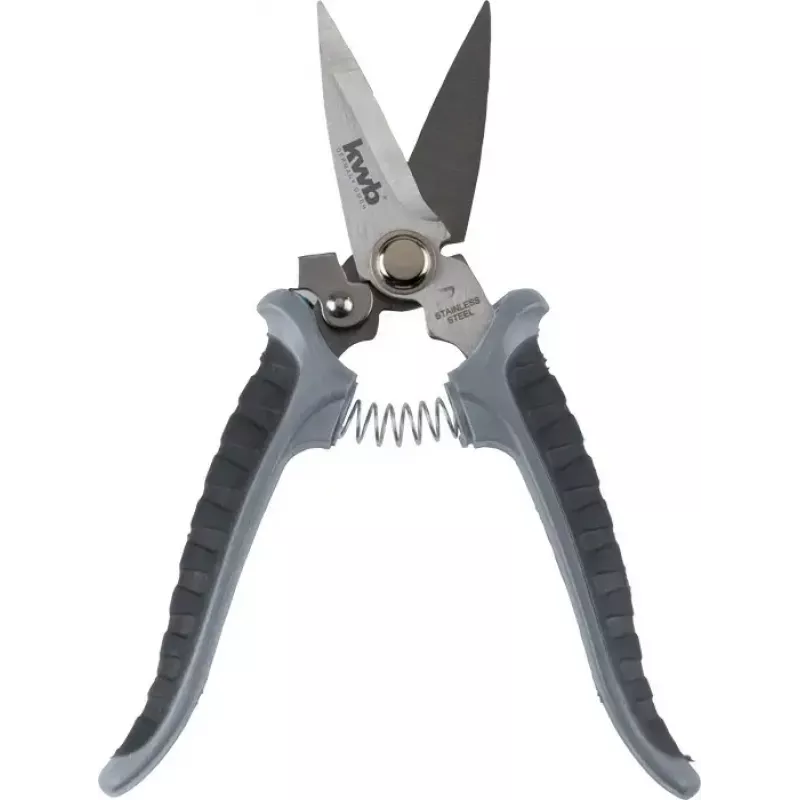Žoliapjovės žirklės KWB 926790 ilga rankena tiesus peilis 190 mm