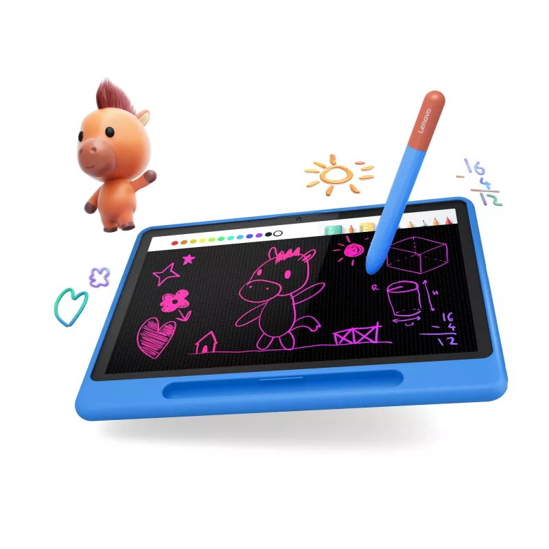 Planšetinis kompiuteris Lenovo Tab 10.1 colio, 128 GB, 4 GB RAM, „Wi-Fi 5“, „Android 14“, pilka