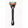 Tiesus skustuvas Gillette Fusion5 – juodai oranžinis, 1 vnt.