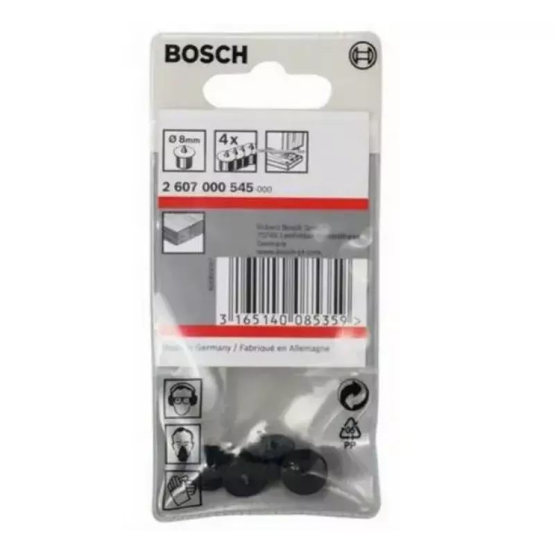 Gręžimo priedas Bosch 2 607 000 545 juodas 8 mm skersmens 4 vnt.