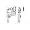 Gręžtuvas plaktukinis Metabo KH 18 LTX BL 28 Q 1000 RPM SDS Plus