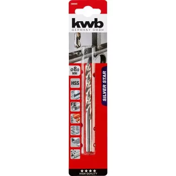 Gręžtuvas KWB 206580 8 mm 1 vnt.