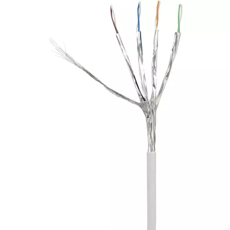 Tinklo kabelis Renkforce RF-4149858 0,25 m Cat6a S/FTP pilkas