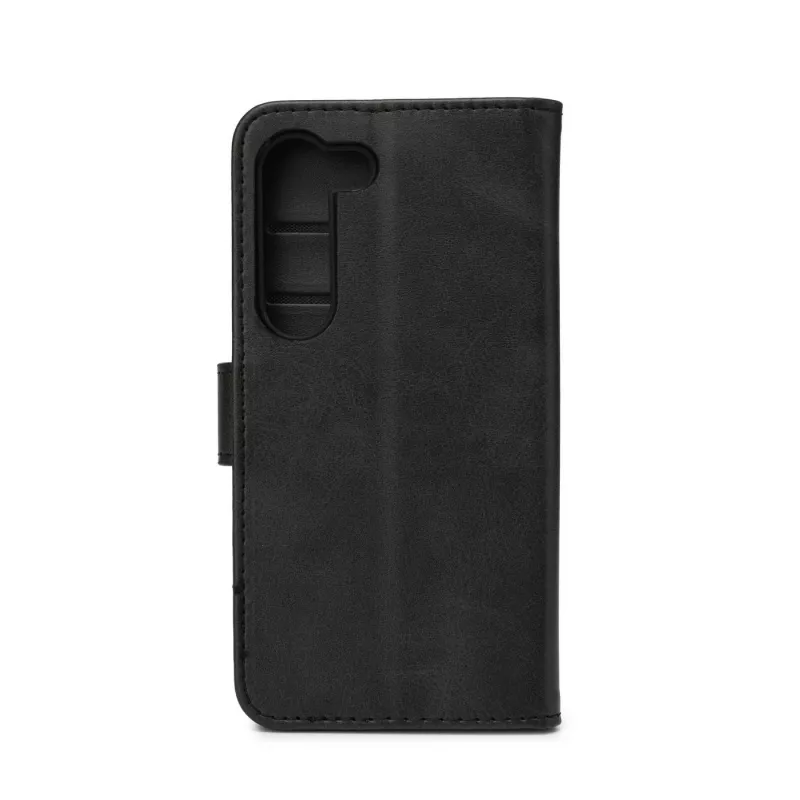 eSTUFF ES67340019-BULK odinis dėklas telefonui su kortelių laikikliu ir stovu, juodas, 17 cm (6,7 colio)