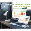 Techly 8-in-1 USB-C Hub Docking Station stovas planšetei, sidabrinis, aliuminis, 360°