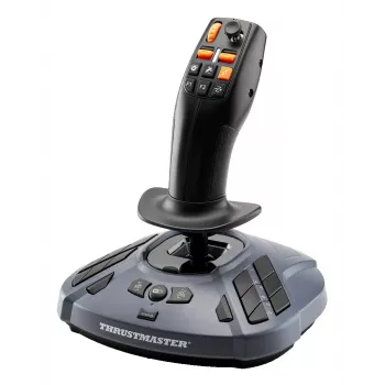 Thrustmaster T128 SimTask Farming Pack vairas + pedalai + pavarų svirtis juoda PC, PlayStation 4, PlayStation 5