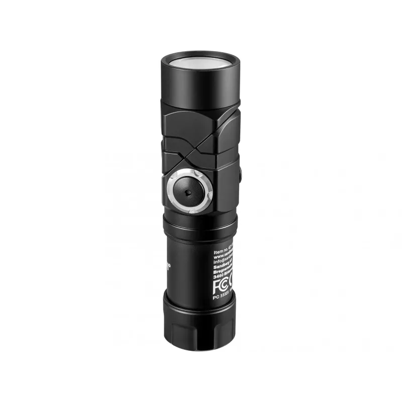 Sandberg Headlamp 500 Duo galvos žibintuvėlis, juodas, aliuminis, IP44, LED, 25 lm