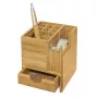 Stovas rašymo priemonėms WEDO 61 1707 iš bambuko — 103×103×117 mm