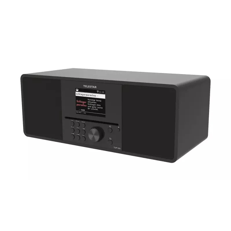 Internetinis radijas Imperial Telestar 5700300 – Skaitmeninis imtuvas, DAB+/FM, 30W RMS, 3,2 colio TFT, nuolatinės srovės maitinimas, juodas