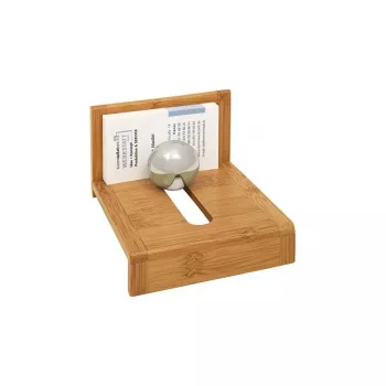 Kortelių laikiklis WEDO 61 1407 – bambukinė mediena, 114×100×69 mm