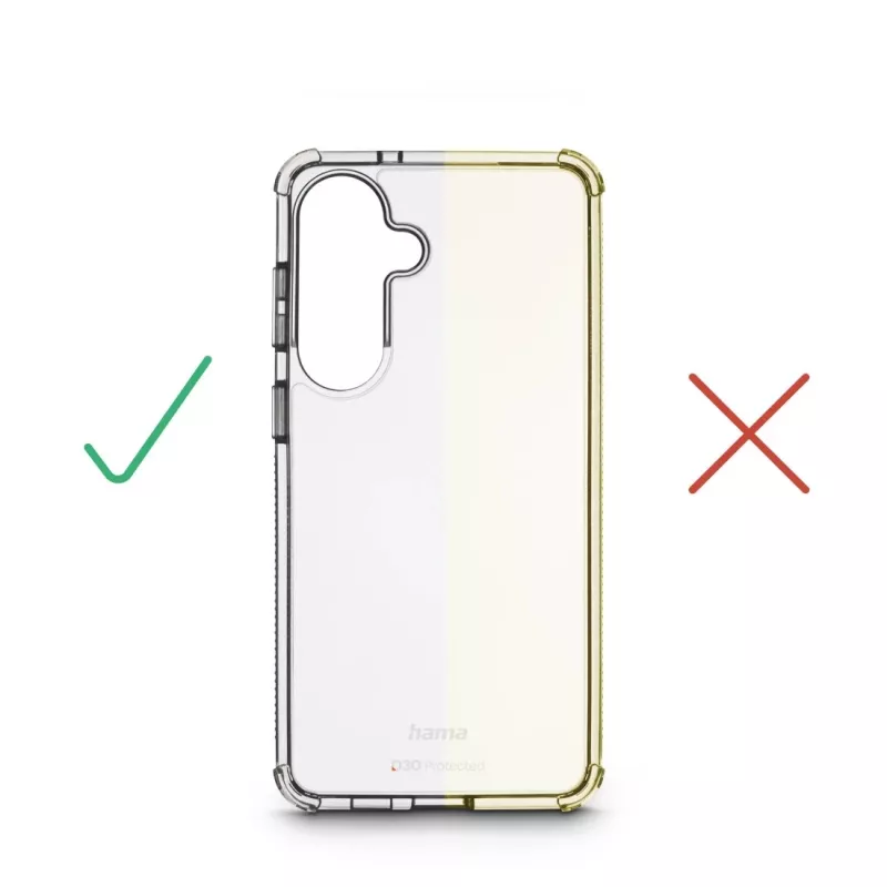 Mobilaus telefono dėklas HAMA Extreme Protect Samsung Galaxy S26, skaidrus, tinka 16 cm (6,3 colio) ekranams