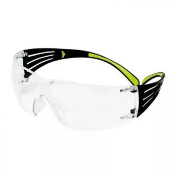 Apsauginiai akiniai 3M SF4000CC1 – plastikiniai, skaidrūs lęšiai, juoda/žalia